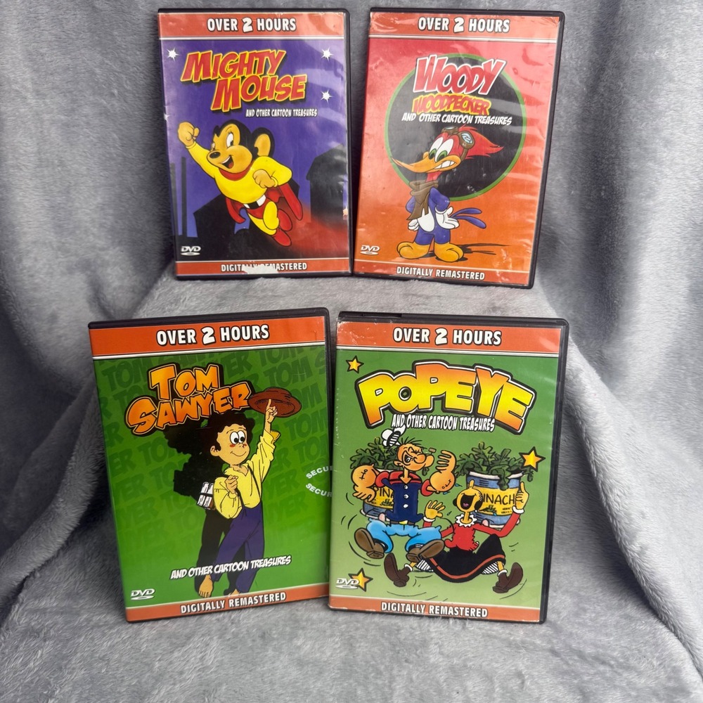 Classic Cartoon Treasures DVD Lot